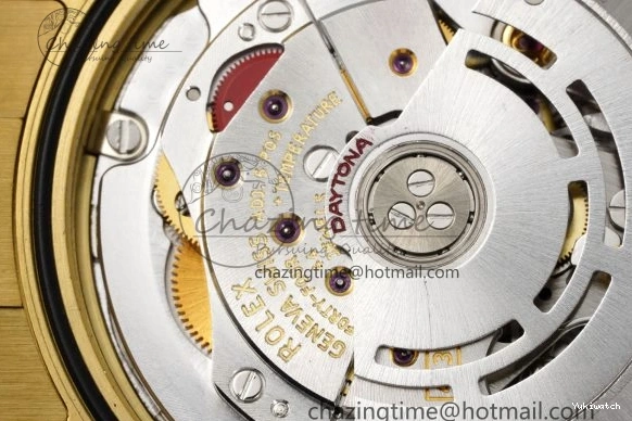 1:1 BTF Best SA4130 Daytona Black YG Bracelet Edition on 116508 YG Dial 0109